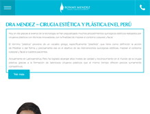 Tablet Screenshot of cirugiaesteticamendez.com